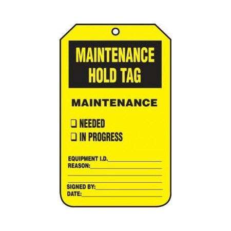 JUMBO RECORD STATUS SAFETY TAG TRS316CTP
